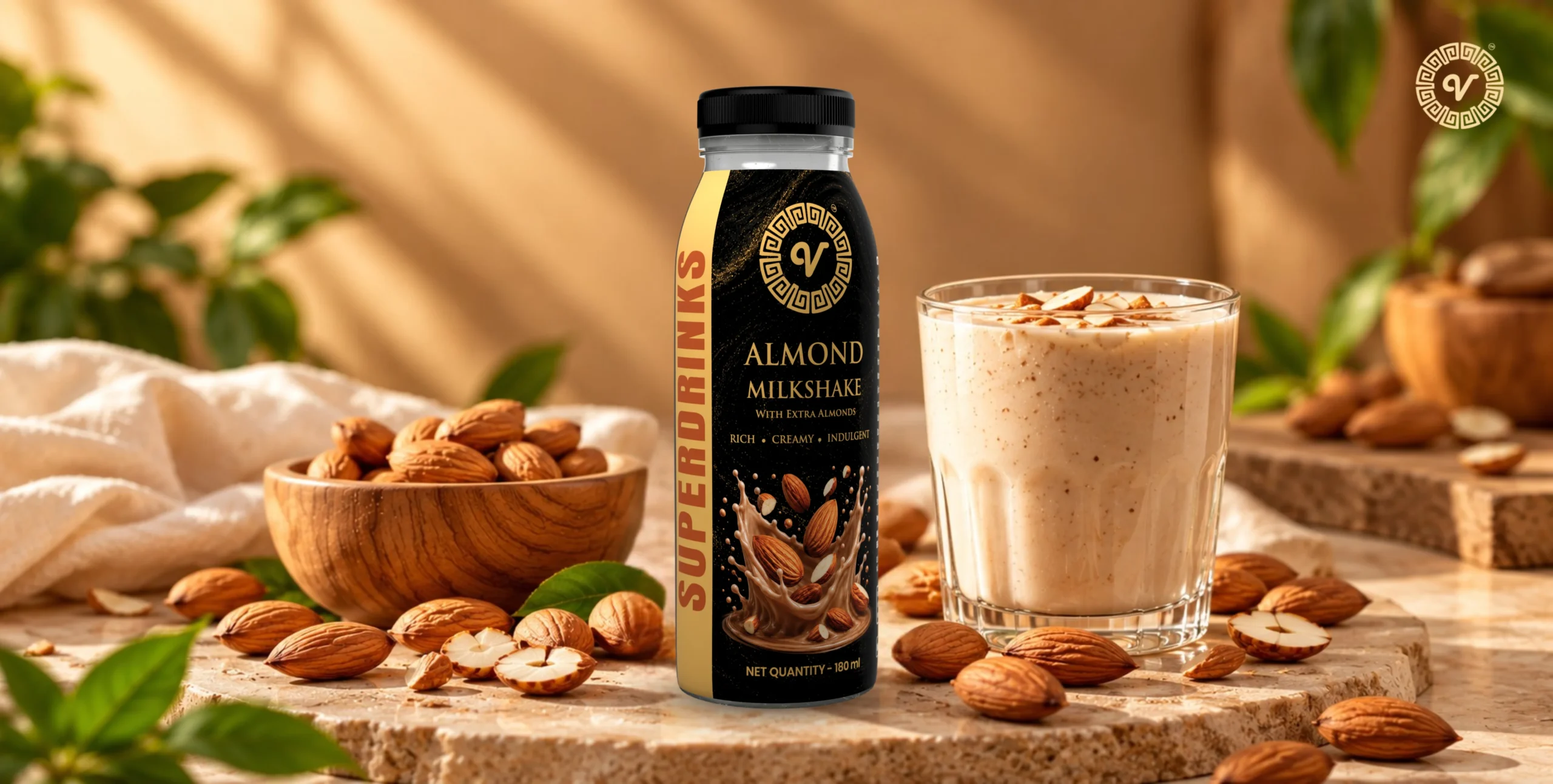 how almond milkshakes are made